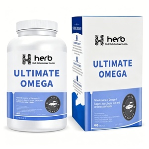 OEM ODM Marque Privée Ultimate Omega, 60 Gélules Molles - 1280 mg d'Oméga-3 - Huile de Poisson Haute Puissance avec EPA & DHA pour le Cerveau et le Cœur - Product Image 1