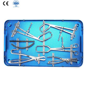 Ensemble d'instruments pour plaque de reconstruction pelvienne en acier inoxydable avec source d'alimentation manuelle pour chirurgie pelvienne - Product Image 2