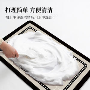 Tapis de salle de bain moderne et minimaliste, rectangulaire, à motif géométrique, absorbant, antidérapant, tapis de toilette, tapis de seuil d'entrée - Product Image 5