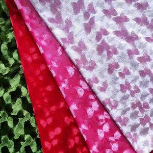 Henry New Ice Flower Velvet Diamond Velvet Poliéster Amoníaco Tejido de terciopelo tejido elástico para decoración de ropa - Product Image 2