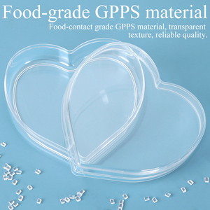 SUNSHING Clear Acrylic Heart Shaped Gift Box Plastic Jewelry <b>Display</b> <b>Case</b> Transparent Candy Container for Ferrero Chocolate - Product Image 4