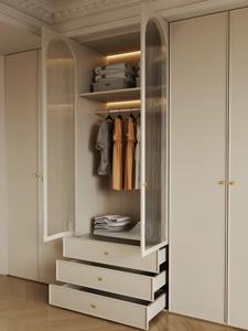 High-End Romântico Estilo Francês Quarto Móveis Guarda-Roupa Pintura <span class=keywords><strong>A</strong></span> Água com Maquiagem Quarto Set - Product Image 4