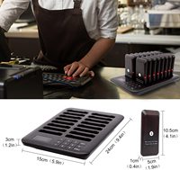 Système d'appel sans fil longue portée Daytech pour restaurants, buzzer d'appel rapide pour la restauration rapide, système de gestion des files d'attente