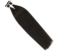 Extensions de cheveux humains Remy 12A sans couture, alignées sur les cuticules, double trame, brun naturel, lisses comme des baguettes