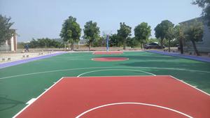 INOLP Precio directo de fábrica Capa BASE DE PVC Reforzado de tres capas Revestimiento acrílico Pickleball Court - Product Image 5