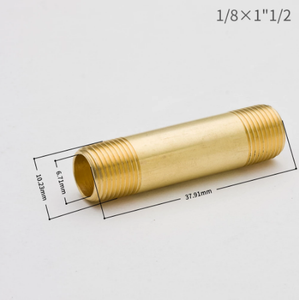 Legines Raccord De Tuyau En Laiton Mamelon Long 1/8 "1/4" 3/8 "1/2" 3/4" - Product Image 5