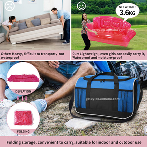 Gấp Nhựa Trong Suốt <span class=keywords><strong>Inflatable</strong></span> Air Phòng Khách Ghế <span class=keywords><strong>Sofa</strong></span> - Product Image 2