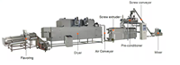 Ligne de production d'aliments pour animaux de compagnie XILANG à double vis extrudeuse, livraison d'usine de Jinan, machine de fabrication de granulés pour chiens, chats, poissons, poulets