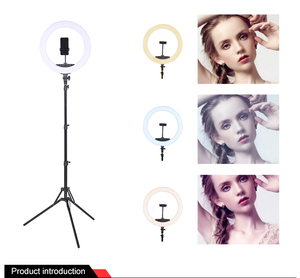 Nouveau KY-BK416II 65W 18 pouces Selfie circulaire <span class=keywords><strong>Ringlight</strong></span> Led Ring Light grand Led Flip Ring Light Selfie coque de téléphone pour <span class=keywords><strong>iPhone</strong></span> - Product Image 3