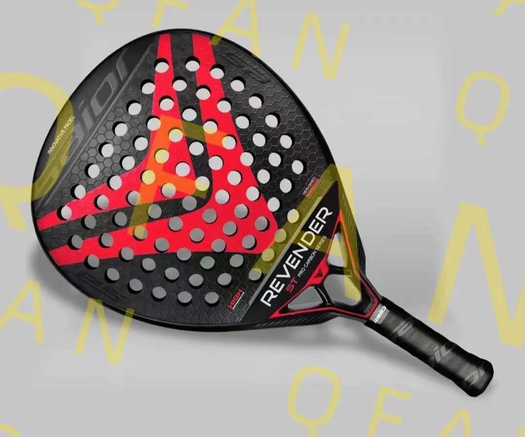 QFAN Top Ranked Quality Factory Wholesale Custom Your Own Brand Carbon Fiber Padel Racket Tennis Paddle Racket OEM