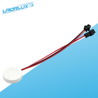Interrupteur tactile intelligent à encastrer avec variateur d'intensité, DC12/24V, capteur de lumière LED mains libres pour armoire et placard, idéal pour le bois, le verre et l'acrylique - Vente Flash