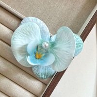 Hochwertige Phalaenopsis Orchidee Künstliche Blumen Hari Clip zum Aufhängen