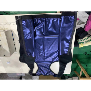 Combinaison de sauna professionnelle anti-déchirure à fermeture éclair intégrale pour femmes grandes tailles, idéale pour le fitness et l'exercice - Product Image 2
