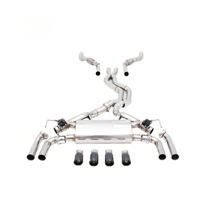 Sistema di Scarico Catback in Acciaio Inox SS304 Lucidato a Specchio per Land Rover Range Rover Sport P400 Defender D300 <span class=keywords><strong>Discovery</strong></span> - Product Image 3