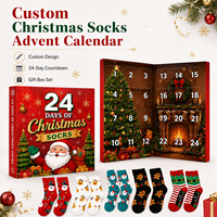 Lot de 12 paires de chaussettes de Noël personnalisées à motifs variés, chaussettes mi-hautes douces et confortables pour hommes et femmes, commande en gros