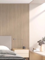 Panneaux de revêtement mural extérieur modernes en composite bois-plastique à motifs bois, imperméables