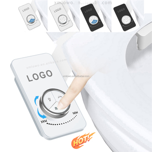 Bathroom Adjustable Water Pressure Smart <strong>Toilet</strong> <strong>Bidet</strong> Sprayer Non Electric Ultra-Slim Dual Nozzle Shattaf <strong>Bidet</strong> Attachment - Product Image 1