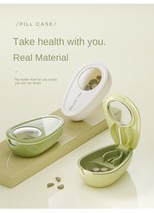 Distributeur de pilules de voyage en gros avec compartiment de rangement pour médicaments, idéal pour les personnes âgées, facile à transporter - Product Image 3