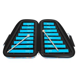 Glockenspiel portable à 16 notes, instrument de percussion en aluminium pour l'éveil musical - Product Image 3