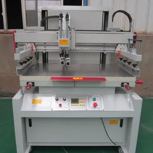 Factory Sale Semi Auto Glass Printing Flat Screen Printing Machine HS4060