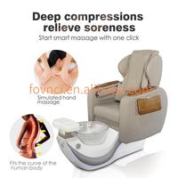 Manucure électrique professionnelle massage robotique chaise spa pédicure avec bain de pieds luxe moderne fovnci