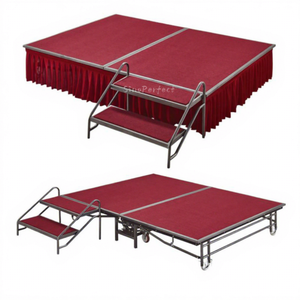 Novedad en Muebles para Eventos, Plataformas Portátiles Móviles para Escenarios de Fiestas, Alquiler de Escenarios Plegables para Bodas y Banquetes - Product Image 1