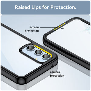 Coques de téléphone en TPU antichoc pour tous les types de téléphones, <span class=keywords><strong>coque</strong></span> de téléphone portable transparente en acrylique rigide pour <span class=keywords><strong>Samsung</strong></span> Galaxy A34 5g - Product Image 2