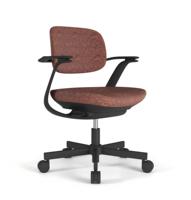 Chaise de bureau ergonomique en maille, pivotante et réglable, avec support lombaire pour la maison, l'étude et le bureau