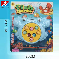 Jeu de pêche électrique en forme de crabe à un dollar : stimule la coordination œil-main et la concentration pour les enfants