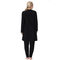 Maillot de bain musulman modeste à couverture complète à rayures personnalisées pour femmes grande taille 3XL-8XL pantalon Hijab vêtements de plage pour femmes natation