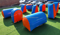 Équipement de Paintball de camouflage Air CS Nerfarchery Bunkers Enclousrue Obstacles gonflables pour étiquette laser