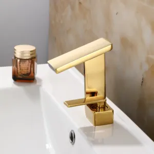ברזים כלי סניטריים במפעל מכירה ישירה מטבח חדר אמבטיה זהב חדש יוקרה מודרני כיור ברז כיור ברז