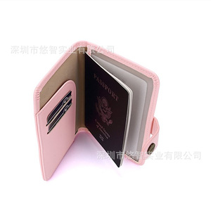 PU <b>passport</b> <b>holder</b> leather cover, airplane travel ticket <b>holder</b>, <b>document</b> slot card <b>holder</b> with custom logo. - Product Image 3