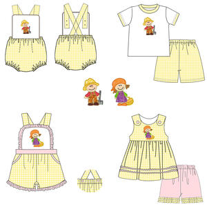 Nuevo Mono de Punto para el 4 de Julio de 2022, Mono con Apliques de Boutique, Mono Tipo Burbuja para Bebé Niña - Product Image 4