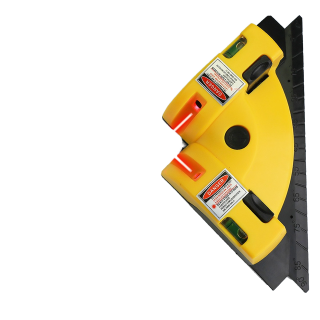 High Precision Industrial 90 Degree Right Angle Laser Level Tiling Tool Outdoor Strong Green Light Special Cross-Border Hot Sale