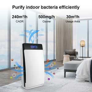 Purificateur <span class=keywords><strong>d</strong></span>'<span class=keywords><strong>air</strong></span> portable HEPA avec <span class=keywords><strong>ioniseur</strong></span>, générateur <span class=keywords><strong>d</strong></span>'<span class=keywords><strong>ozone</strong></span>, capteurs intelligents, faible bruit, pour maison et hôtel - Product Image 3