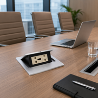 Prise de courant de table de conférence personnalisable IP55 avec câble électrique de 5 m et normes de prises universelles pour projets