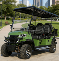 Voiturette de golf électrique 6 places, directement d'usine, sans intermédiaire, prix abordable, sièges personnalisables pour le parc, la réception, les trajets quotidiens et les dunes