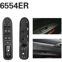 6554ER 6554.ER 6554ER-79763 Bouton de commande de lève-vitre électrique pour console Peugeot 407