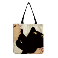 En gros de paille Plage Sac Durable Voyage Naturel Jute sublimation Sac Fourre-Tout