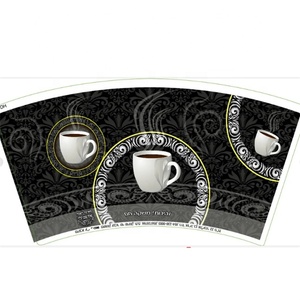 Đơn và đôi <span class=keywords><strong>PE</strong></span> tráng cốc giấy nguyên liệu 4oz/6oz/8oz/12oz/16oz cốc giấy Fan 150-350gsm nguyên liệu cho cốc giấy - Product Image 4