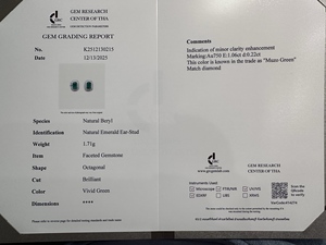 Pendientes de Oro Real de 18K con Esmeralda Natural de 1.06ct y 0.22ct, Color Verde Intenso, Au750, Joyería Fina para Uso Diario, Certificado GRC, Gran Oferta Xinfly - Product Image 6