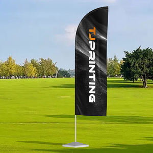 Bandiera da Spiaggia Personalizzata TongJie in Poliestere, Impermeabile, Colori Vivaci, Facile da Montare e con Magazzino Oltremare - Product Image 3