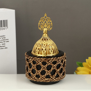 도매 새로운 중동 미니 향 버너 금속 코일 향 홀더 향 버너 가정 장식 - Product Image 3