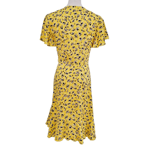 Amzn AE fb eb tiktok oem 2020 <span class=keywords><strong>amazon</strong></span>, souhait nouvelle mode printemps et été chemise col pli robe fleur imprimé robe - Product Image 2