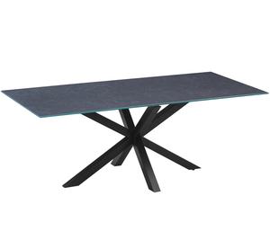 Tables basses en verre modernes meubles de salon de luxe avec pieds en acier inoxydable noir table à thé de bonne qualité - Product Image 6