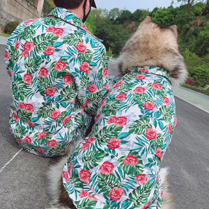 Camisas florales hawaianas para hombre, camisas de diseño familiar combinadas con perros medianos y grandes - Product Image 4
