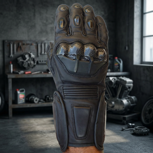 Guantes de Carreras Lumica, los Más Vendidos, Blancos/Amarillos/Azul Cielo, de Cuero PU, Completos, Transpirables, Antideslizantes, Compatibles con Pantallas Táctiles - Product Image 2