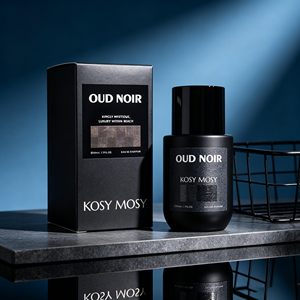 Profumo da Uomo Kosy Mosy Export Fragrance Factory Oud Noir Midnight Mysterious Refined <span class=keywords><strong>Blue</strong></span> Background Aquatic 50ml MIST Lunga Durata - Product Image 1