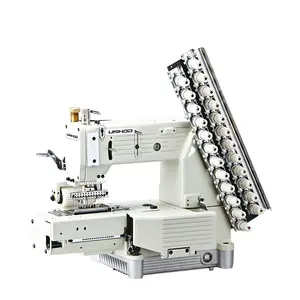 Groothandel Prijs 4412P Multi-Chain Naaien 12 Naalden Cilinder-Bed Hoge Snelheid Naaimachine Kansai Model